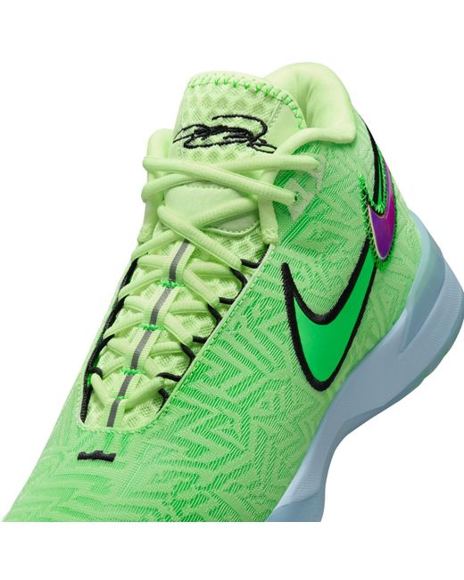 Nike Green Lbj Nxt Gen for men