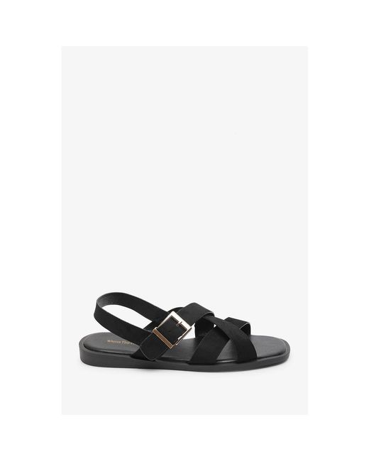 Where's That From Natural Where's Cross Over Open Toe Sandals