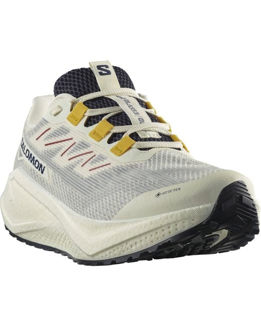 Salomon White Aero Blaze 3 Gtx Trail Running Shoes for men