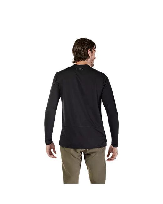 Fox Black Ranger Long Sleeve Jersey for men