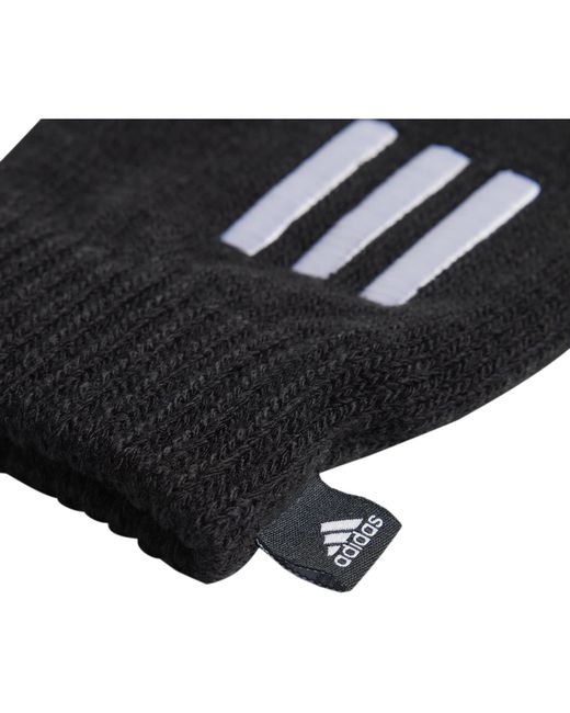 Adidas Black 3S Gloves Cond Knitted Glove Adults