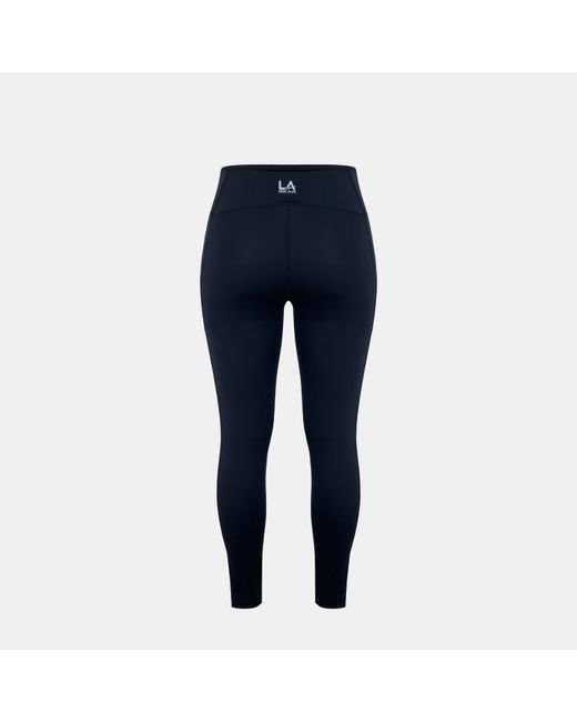 La Gear Blue High Waisted Full Length Skinny Fit Performance Gym Leggings