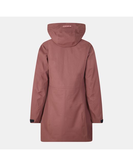 Icepeak Red Minier Waterproof Insulated Puffer Jacket
