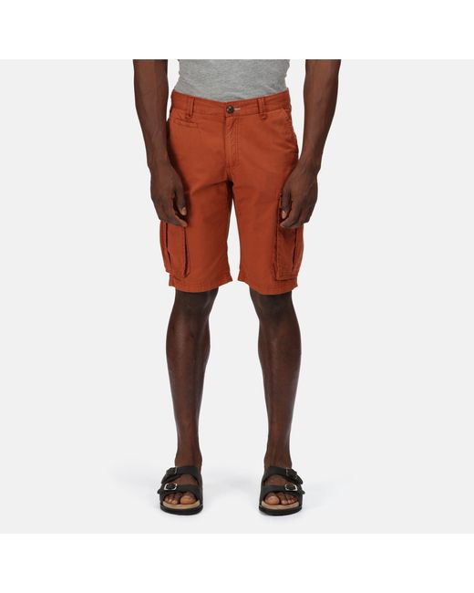 Regatta Brown Shorebay Multi Pocket Short for men
