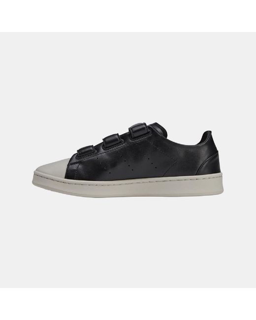 Y-3 Black Y-3 Stan Smith Hook And Loop Shoes for men