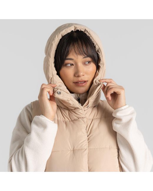Craghoppers Natural Eilish Hooded Sleeveless Gilet