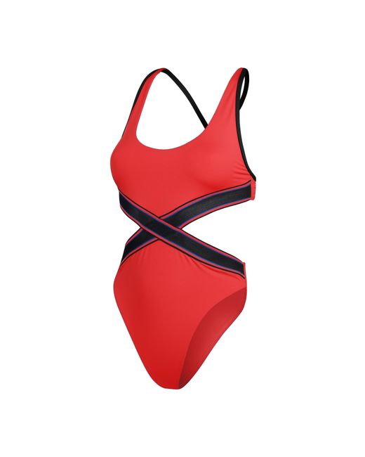 Speedo Red One Piece Swimsuit