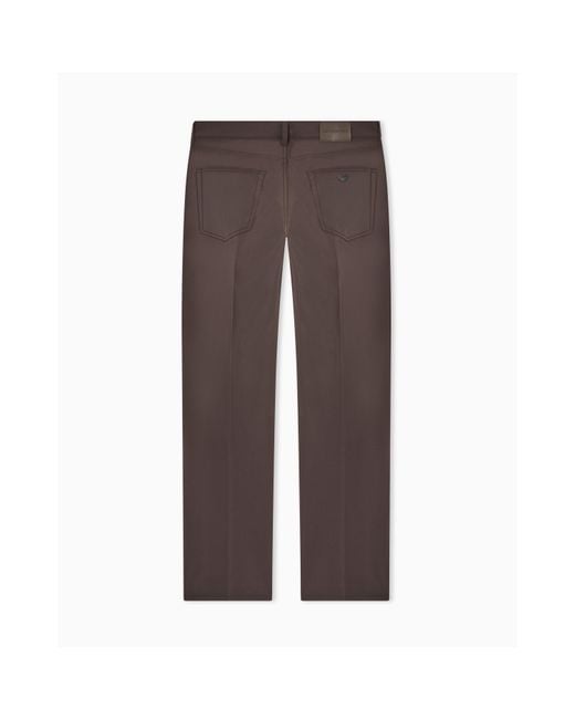 Emporio Armani Gray J76 Straight Fit Jeans for men