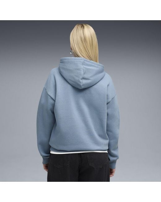 PUMA Blue Class Relaxed Overhead Tech Fleece Hoodie