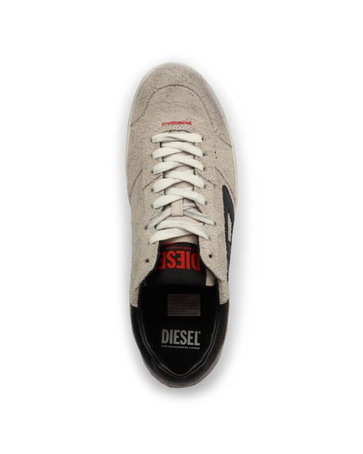 DIESEL Gray S-Leroji Low-Top Trainers for men