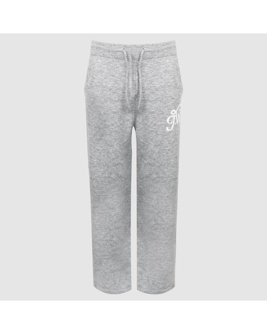 Jack Wills Gray Acrylic Oversized Fit Knitted Trousers for men