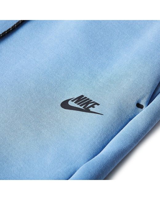 Nike Blue Fleece Jogger Shorts for men