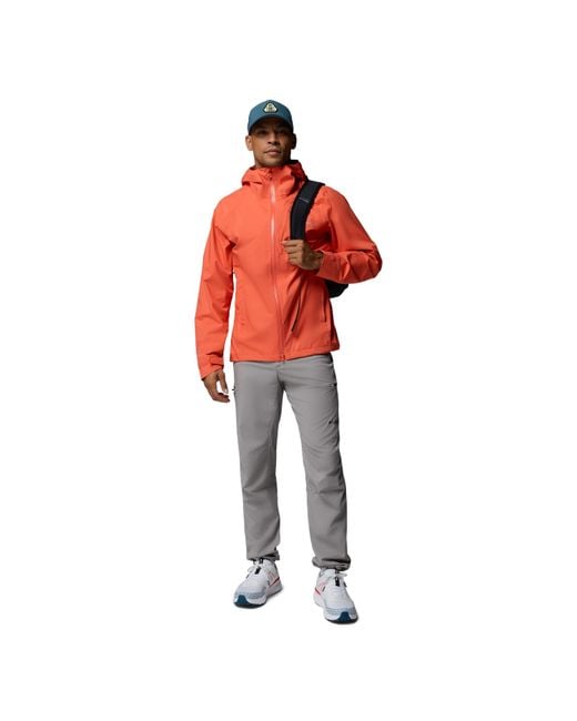 Columbia Red Trailborne 2.5L Waterproof Shell for men
