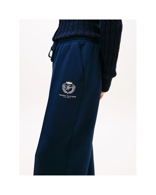 Tommy Hilfiger Blue Closed Hem Fleece Joggers