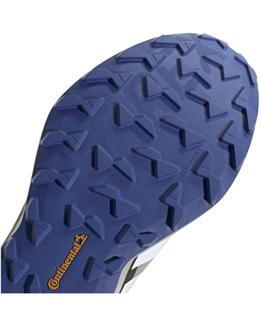 Adidas Blue Agravic Gore-Tex Trail Running Shoes for men
