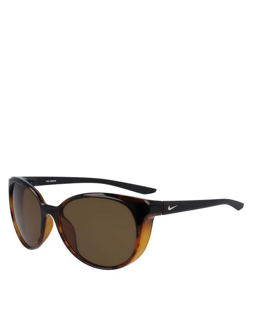 Nike Brown Essence Oval Sunglasses