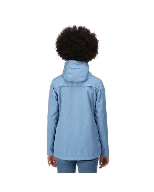 Regatta Blue Bayarma Breathable Long Sleeve Waterproof Jacket