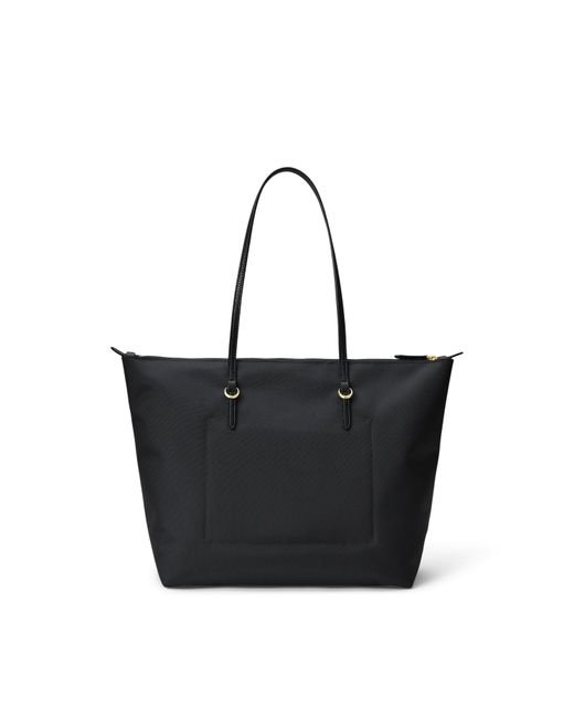 Ralph Lauren Black Large Keaton Tote Bags
