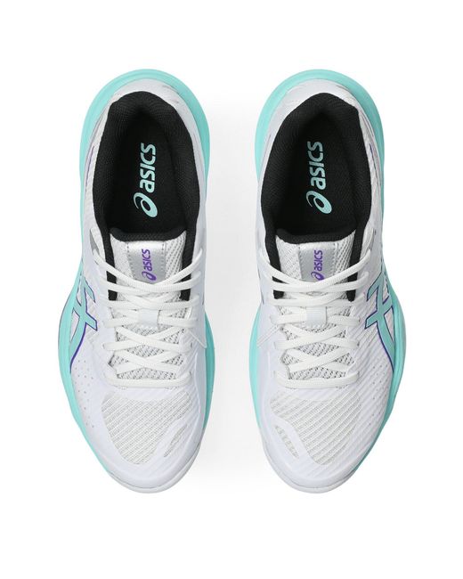 Asics Blue Beyond Volleyball Shoes