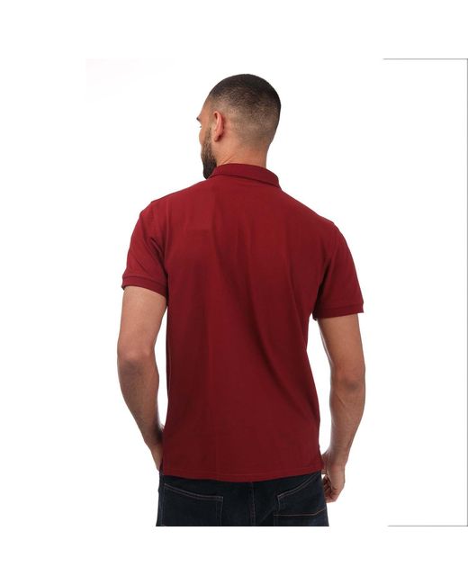 Gant Red Contrast Pique Polo for men