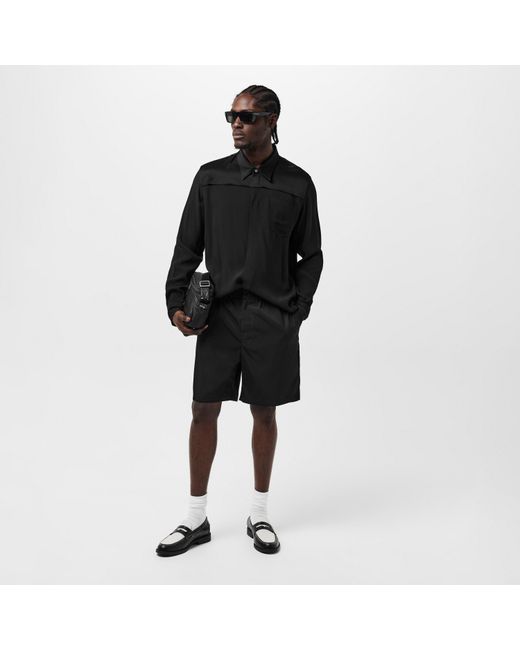 AMI Black Alexandre Mattiussi Tailored Fit Chino Shorts for men