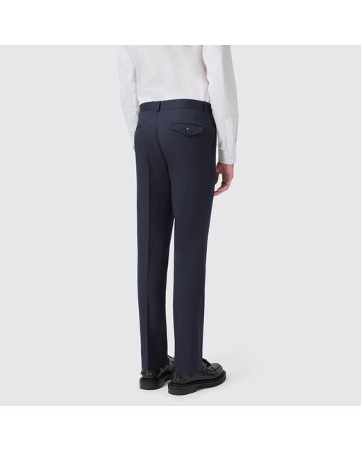 Twisted Tailor Blue Ellroy Skinny Fit Trouser for men