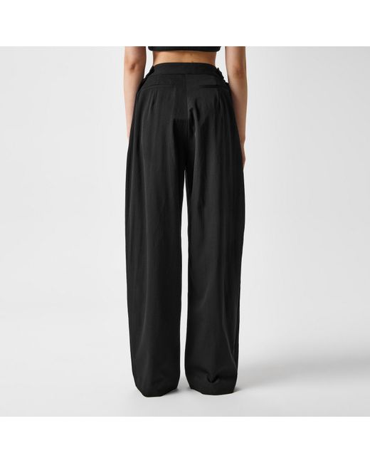St. Agni Black Adjustable Trousers