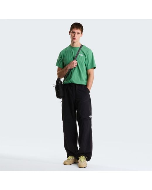 The North Face Green Regular Fit Simple Dome T-Shirt for men
