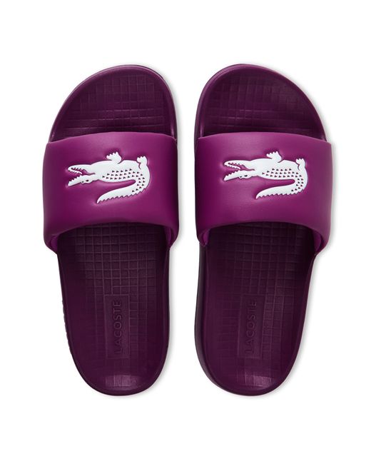 Lacoste Purple Serve Slide 1.0 Slider