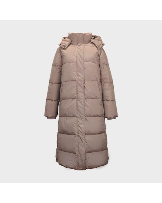 Jack Wills Brown Water Resistant Wind Resistant Detachable Hood Short Puffer Jacket