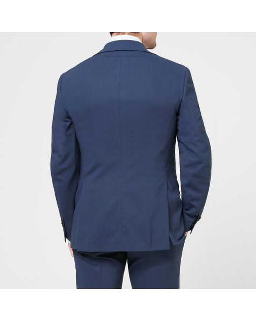 Richard James Blue Wilder Tailored Fit Suit Jacket for men