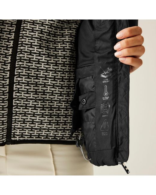 Dare 2b Black Glamorize V Waterproof Jacket