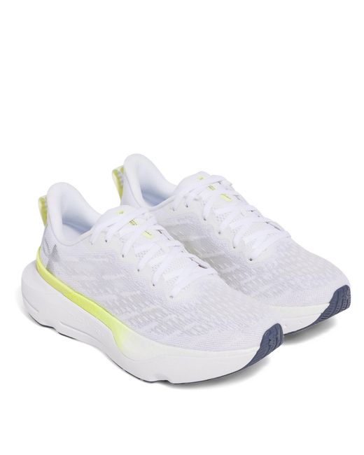 Under Armour White Infinite Pro Breeze Entry Road Running Shoes