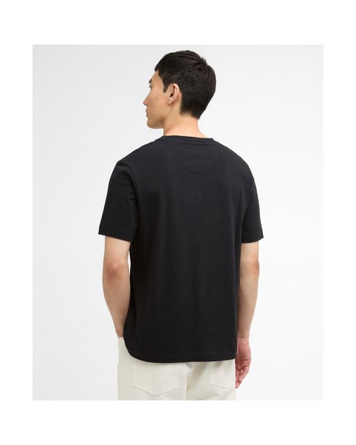 Barbour Black Hellen T-Shirt for men