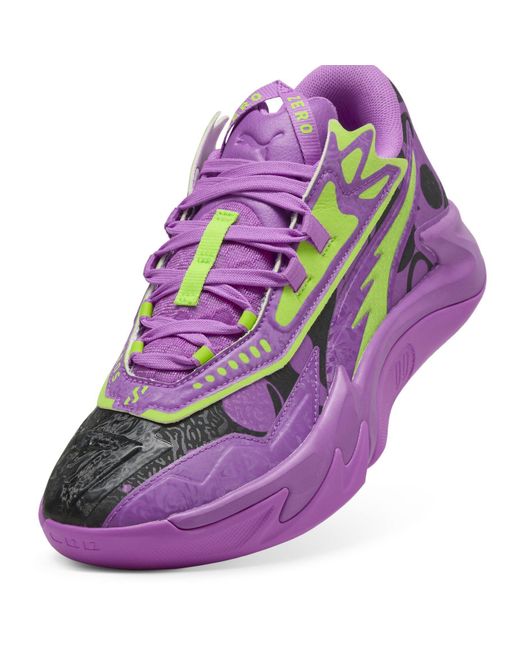 PUMA Purple Scoot Zeros Ii Lab Basketball Trainers for men