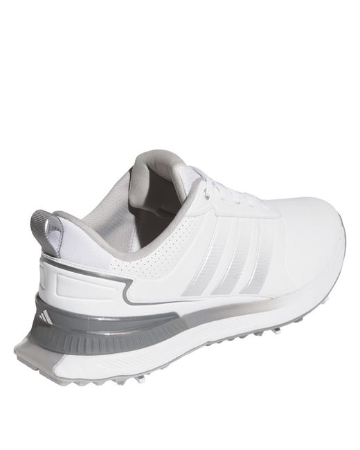 Adidas White Spiked Golf Shoes for men