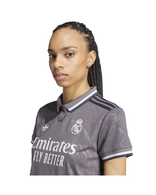 Adidas Gray Real Madrid Third Shirt 24/25