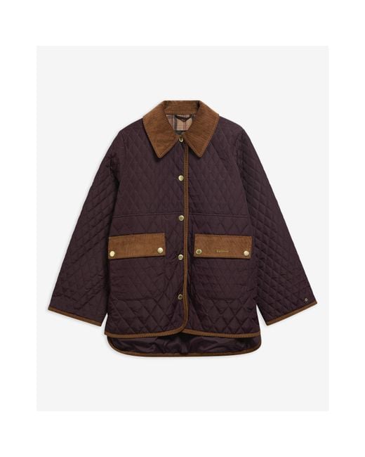 Barbour Brown B.Li Whickham Qlt Jk Ld64