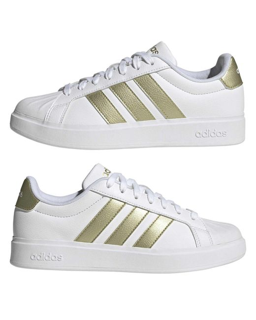 Adidas White Low-Top Trainers