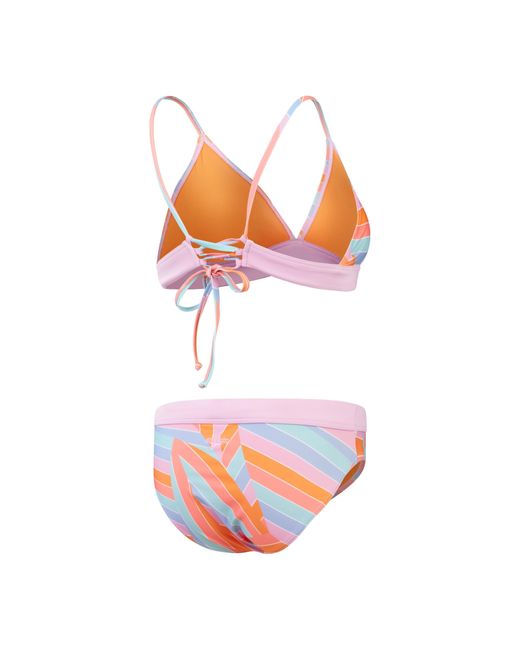 Speedo Orange Banded Two Piece Swimsuit