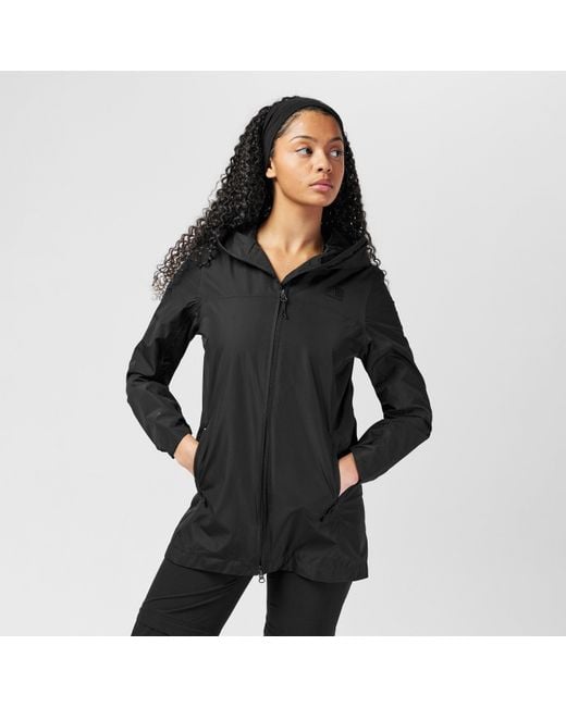 Karrimor Black Orbit Hooded Long Sleeve Oversized Fit Waterproof Jacket