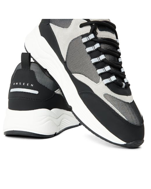 Unseen Blue Clarn Run Trainers for men