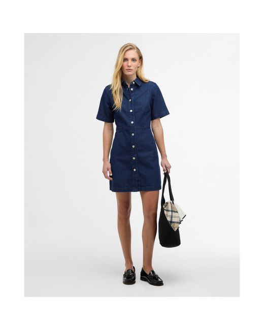 Barbour Blue Mini Dress