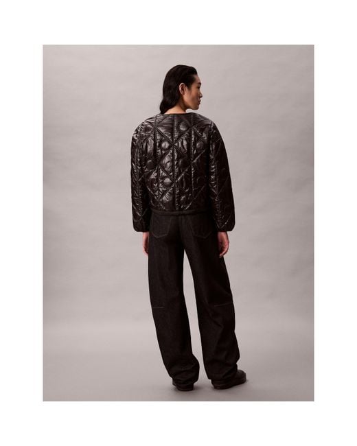 Calvin Klein Black Quilted Jacket
