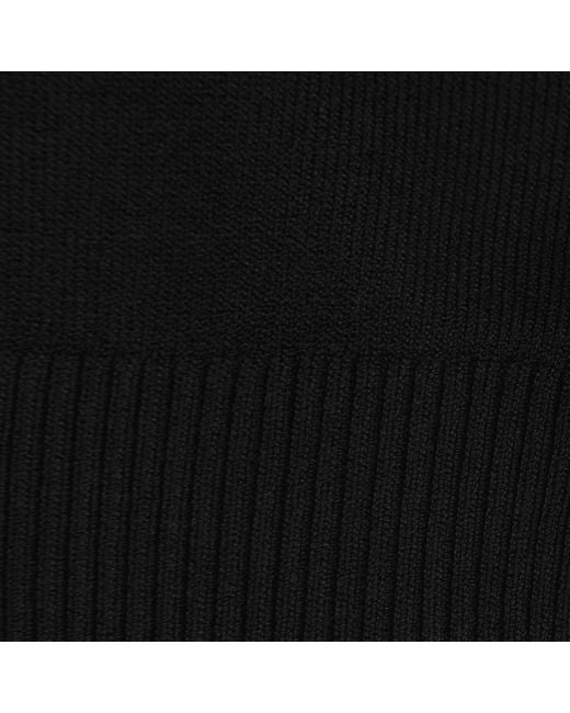 MICHAEL Michael Kors Black High Neck Crop Top