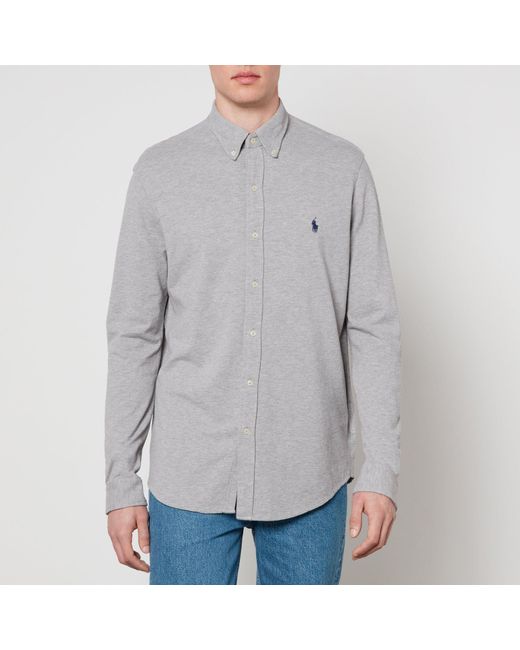 Ralph Lauren Gray Long Sleeve Plain Shirt for men