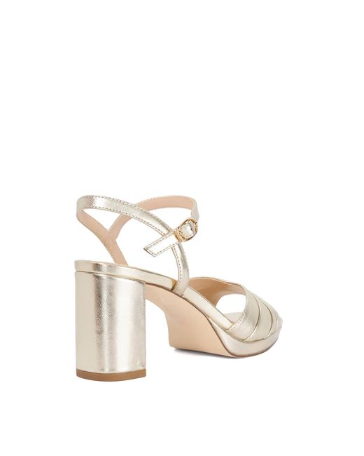Dune Metallic Malene Heeled Sandals