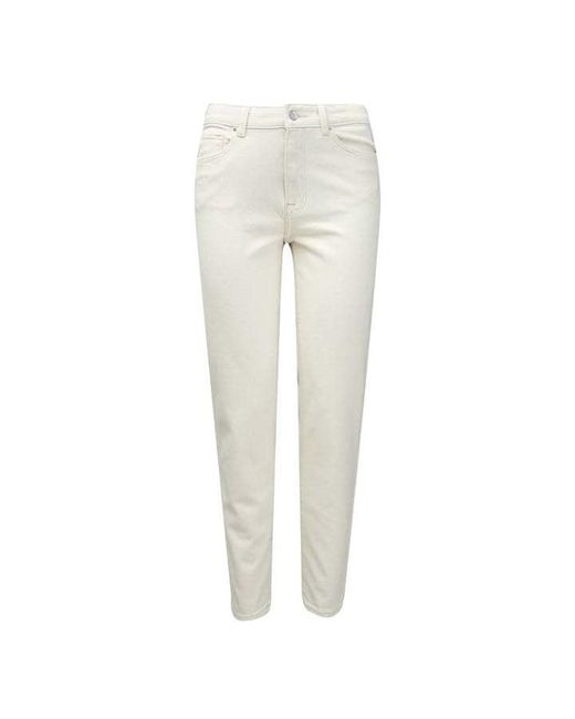 ONLY Natural Emily Straight Fit High Waist Jeans
