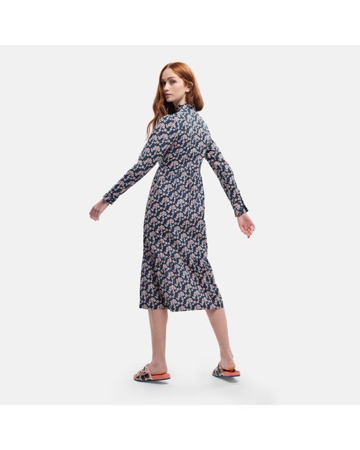 Regatta Blue Orla Kiely Midi Dress