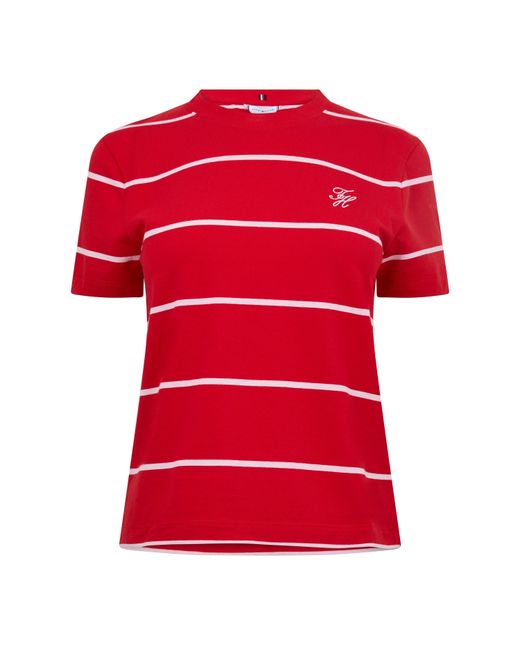 Tommy Hilfiger Red Script T-Shirt